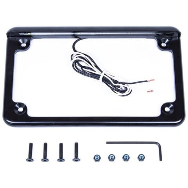 Corbin Universal License Plate Frame With LED Light