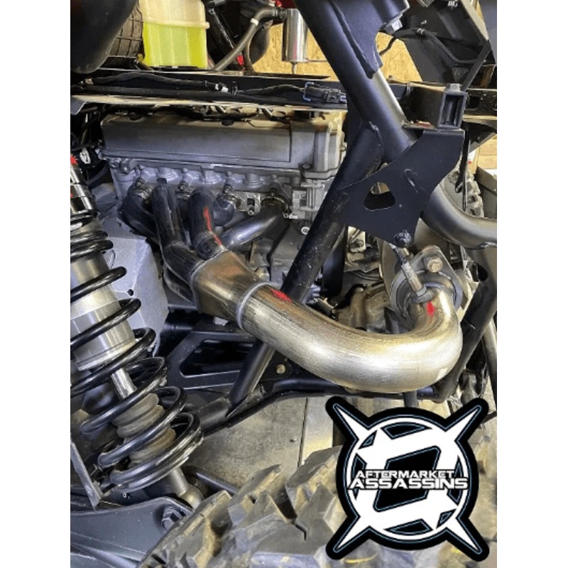 Aftermarket Assassins 2022 Polaris RZR Pro R 4 Cylinder Header Pipe