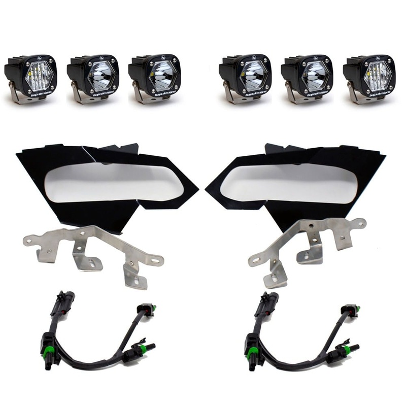 Baja Designs Cam-Am S1 Triple LED Headlight Kit