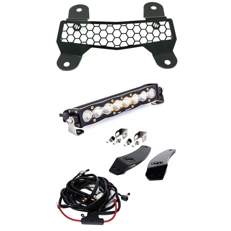 Baja Designs Arctic Cat/Textron S8 10 Grille Mount Light Bar Kit W/Facia