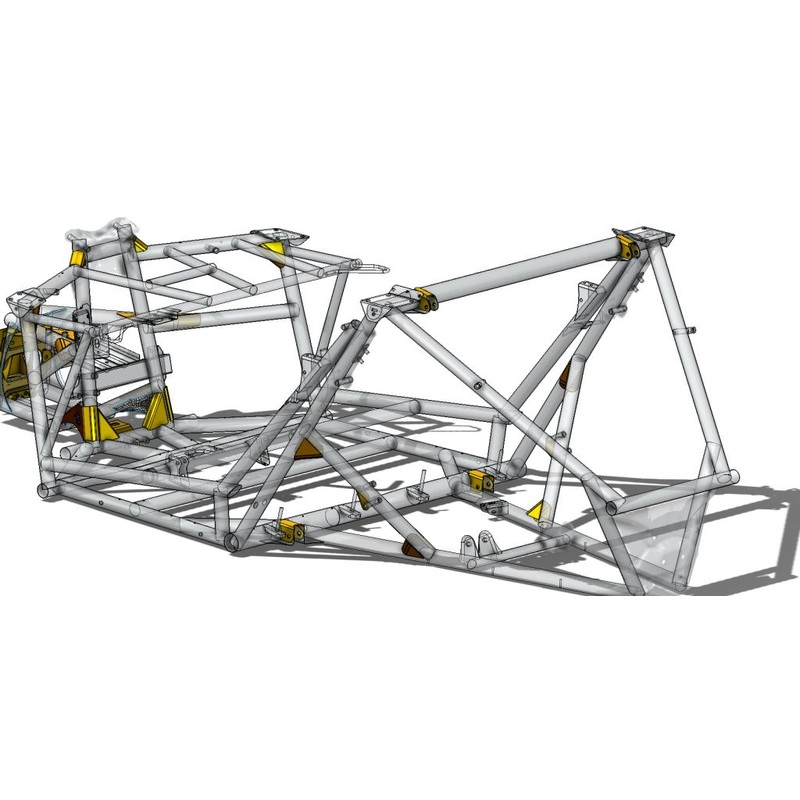 CT Race Worx Can-Am Maverick X3 Chromoly Race Gusset Kit