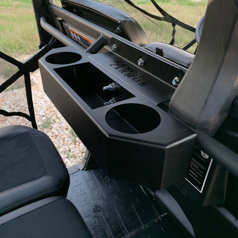 Ranch Armor Can-Am Defender Rear Cup Holder Basket
